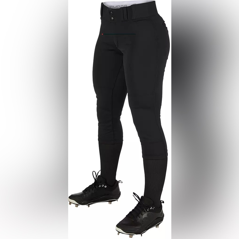 Kids Black Athletic Softball Pants